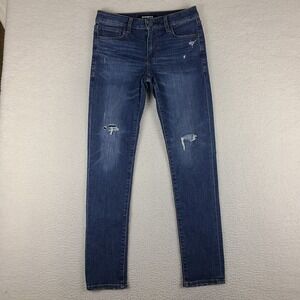 Express Jeans Mens 28x32‎ Blue Skinny 365 Comfort Hyper Stretch Dark Wash Denim